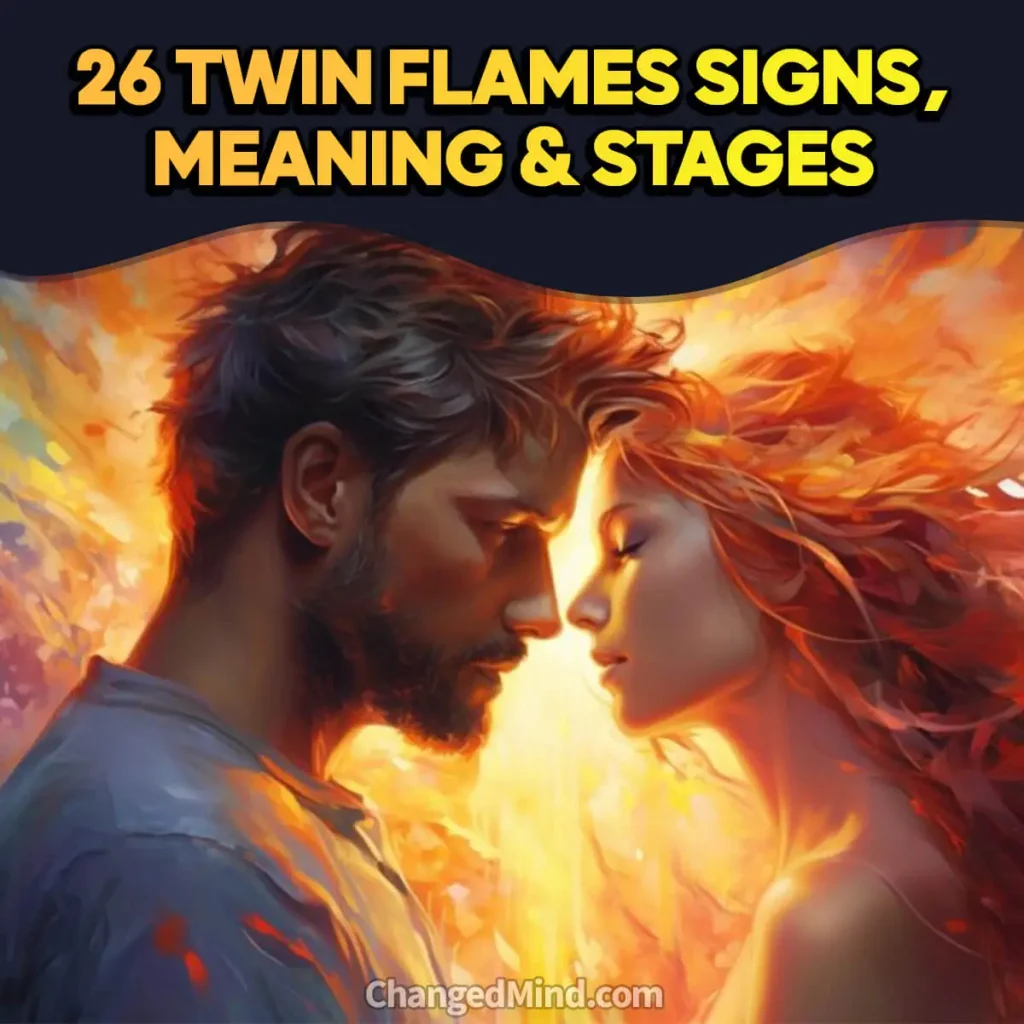 26 Twin Flames Signs, Meaning & Stages