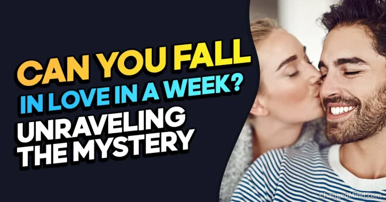 Can You Fall In Love In A Week? Unraveling the Mystery