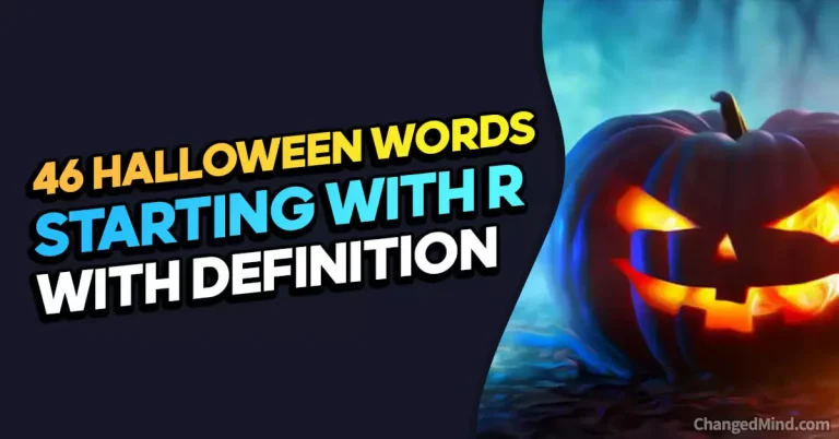 46 Halloween Words That Start With R (With Definition)
