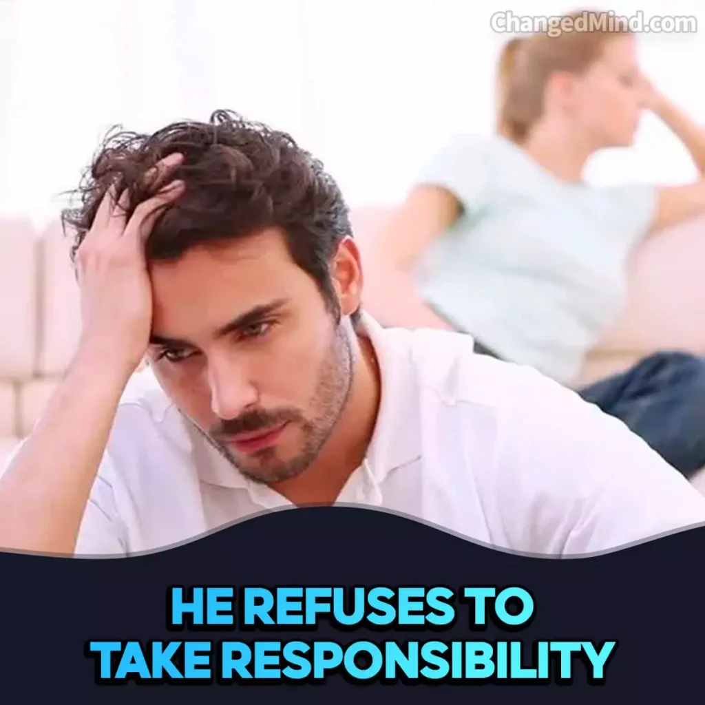 Signs He Is Not Sorry For Hurting You He refuses to take responsibility