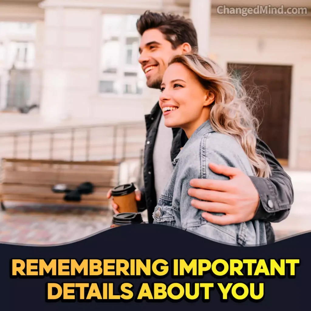 Remembering important details about you