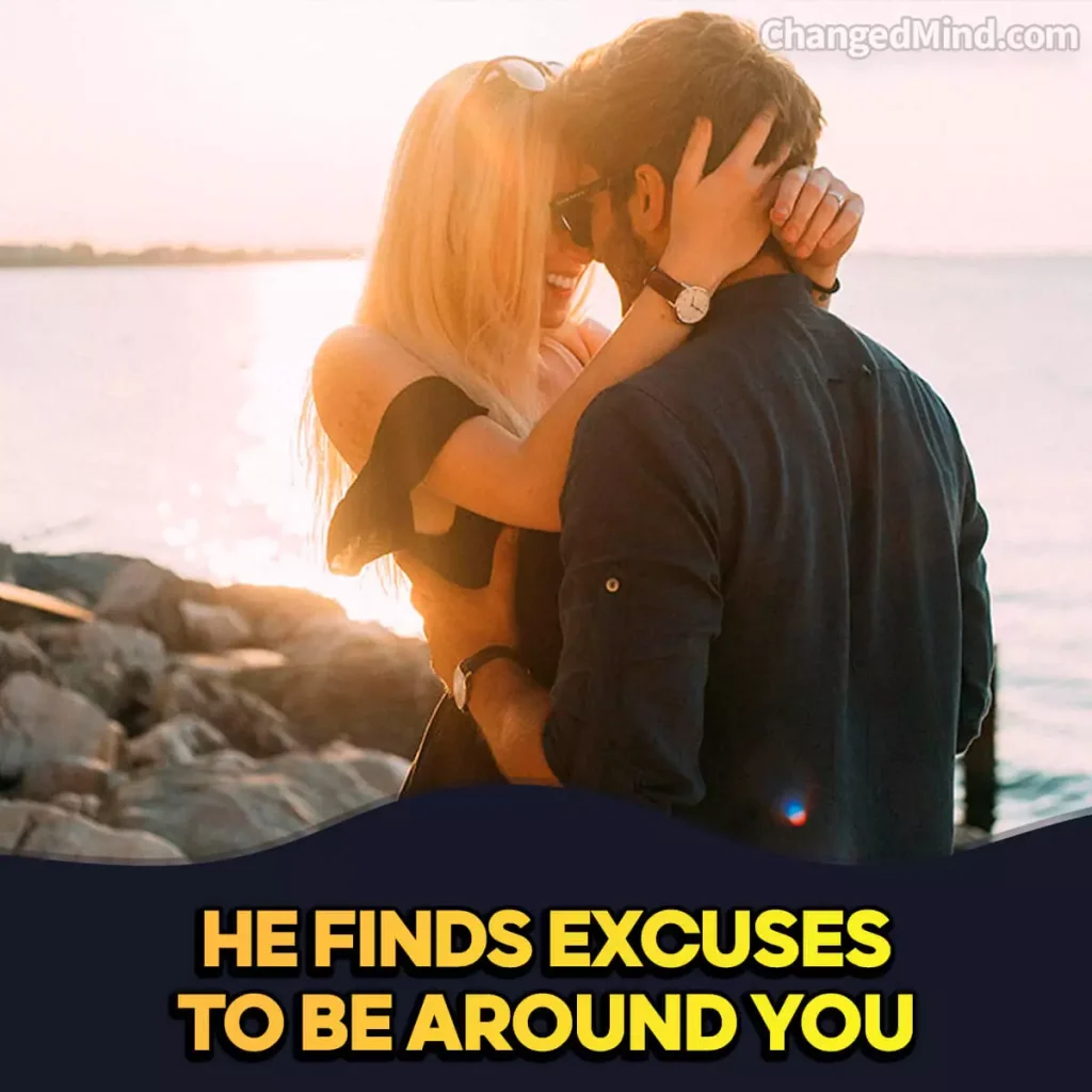 Signs He Thinks You're Beautiful He Finds Excuses to Be Around You