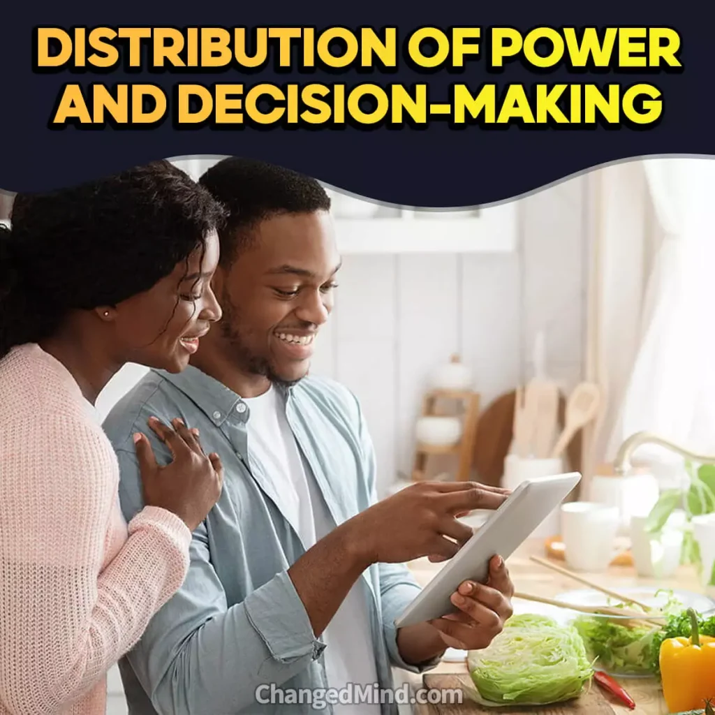 fair distribution of power and decision making